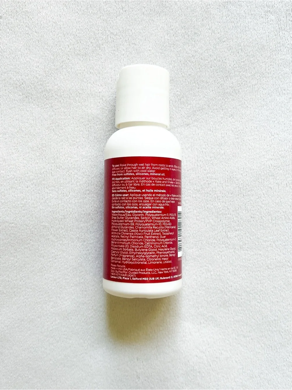 Ouidad Advanced Climate Control Heat & Humidity Gel — Red